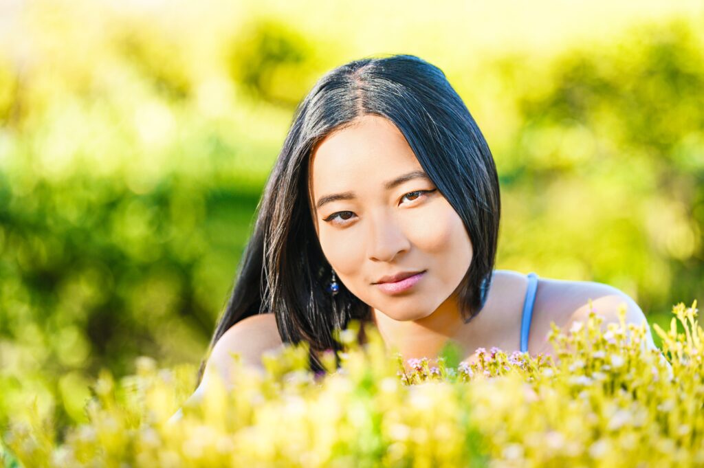 Tech professional staring at the camera for photoshoot